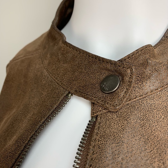 Levi’s Women’s Brown Suede Moto Jacket - Picture 7 of 7